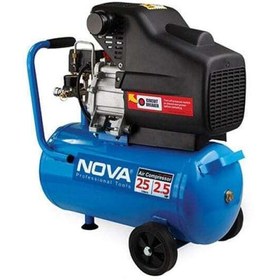 تصویر کمپرسور 25 لیتری نووا مدل NTA-9025 ا Nova NTA-9025 Air Compressor Nova NTA-9025 Air Compressor