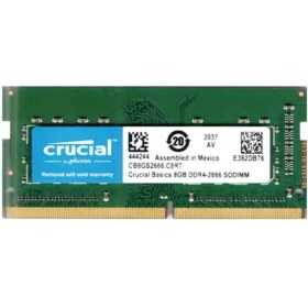 تصویر رم لپتاپ کروشیال 8 گیگابایت DDR4 فرکانس 2666 