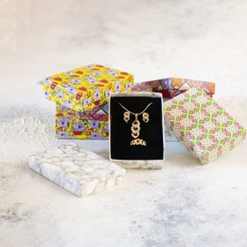 تصویر جعبه جواهرات 12 عددی بسته بندی شده مدل نیم ست مخلوط 