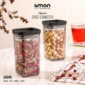 تصویر جا ادویه مدل رویال لیمون رنگ دودی درب مشکی کد1947 