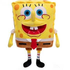 تصویر عروسک اسفنجی باب اسفنجی یک تکه برند y&d 1-Piece Spongebob Squarepants Stuffed Toy