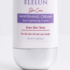 تصویر کرم سفید کننده و روشن کننده ی صورت و بدن Elelun 