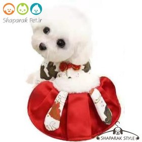 تصویر پیراهن دخترانه کریسمس 