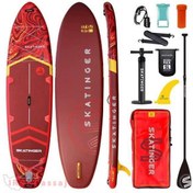 تصویر خرید اینترنتی پدل برد بادی SKATINGER مدل Serial قرمز – حرفه‌ای، بادوام و مناسب برای ورزش‌های آبی – ارسال رایگان در ایران پاساژ فقط برای خرید نقدی SKATINGER SERIAL PADDLE BOARD - RED
