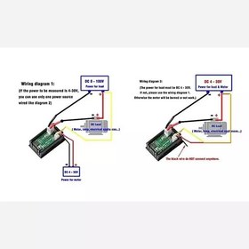 تصویر ولتمتر و آمپرمتر DC روپنلی 10 آمپر 0v-100v 