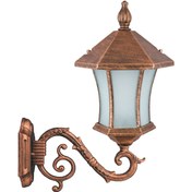 تصویر چراغ دیواری پارکی تکشیدفام مدل ویکتوریا کمرباریک کد 8202-16 