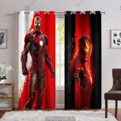 تصویر پرده اتاق کودک طرح آیرون من DK-1050 