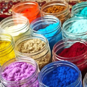 تصویر پودر مخمل پلی استر تُرک سبز دریایی 1000 گرم 