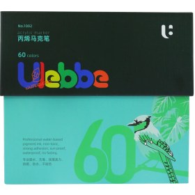 تصویر ماژیک اکریلیک 60 رنگ 1002 ULEBBE 
