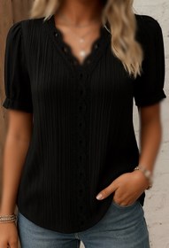 تصویر شومیز مجلسی مدل فولکس 