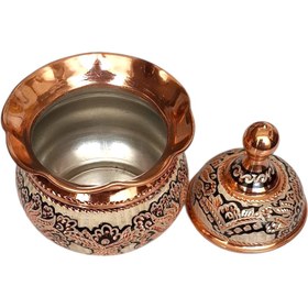 تصویر قندان نقره کوب 