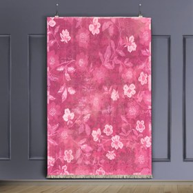 تصویر فرش چاپی طرح گل کد h345 