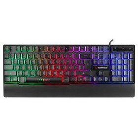 KB-R66 USB پرداخت مکانیکی Roliting Lighted Gaming صفحه کلید پخش کننده صفحه کلید