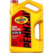 تصویر روغن موتور 5W-30 مدل High Mileage برند پنزویل – Pennzoil ( آمریکا ) | کارمن پارتس 