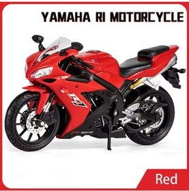تصویر ماشین اسباب بازی موتور سیکلت یاماها YZF R1 مدل 1:12 SCALE FINE DETAIL DIECAST craftivio 