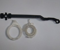 تصویر اهرم و مکانیزم اتصال درب به درایو پرینتر اچ پی HP m1522 کد 2096 