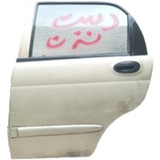 تصویر درب ام وی ام 110 عقب چپ بژ استوک MVM 110 rear left beige stock door