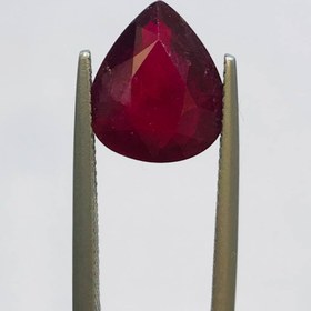 تصویر نگین یاقوت سرخ سایز 12*10 