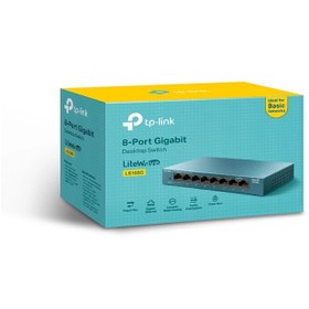 تصویر سوئیچ 8 پورت تی پی لینک TP-LINK LS108G 8-Port Switch 