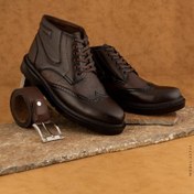 تصویر نیم بوت مردانه و کفش مردانه چرمی، مجلسی، رسمی، شخصی، راحتی کد 21724 