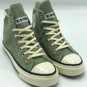 تصویر کتونی مردانه آل استار ساقدار سبز رویه کتان درجه یک - ۴ All star