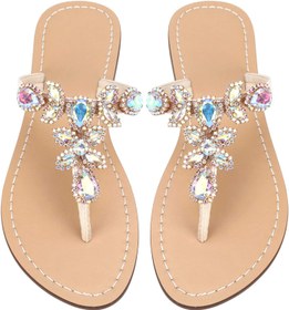 Hinyyrin Available in 13 Colors Rhinestone Sandals