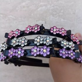 تصویر تل کلیپسی شکوفه نگین دار-121 