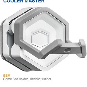 تصویر پایه نگهدارنده هدست کولر مستر مدل GEM Cooler Master GEM Magnetized for sturdy mounting