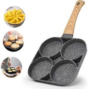 تصویر ماهیتابه گرانیتی سایز ۱۸ چهارخانه ۴ تکه 