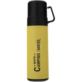 تصویر فلاسک استیل CAMPING اسپرت ۶۰۰میلی لیتر استیل دو‌جداره flask steel CAMPING sports 600 ml steel 2jedareh