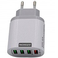 تصویر کلگی فست شارژ Arson AN-4Q 4Port QC3.0 PD 3A 18W Arson AN-4Q 4Port QC3.0 PD 3A 18W Fast Wall Charger