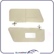 تصویر آفتابگیر پراید صبا سمت راست آذین پارت رنگ کرم 