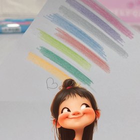 تصویر مداد رنگی 