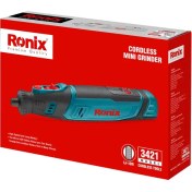 تصویر فرز مینیاتوری شارژی رونیکس مدل 3421 با باطری 8 ولت 