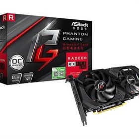 تصویر کارت گرافیک گیمینگ ازراک Radeon RX 590 Phantom Gaming OC ظرفیت 8 گیگابایت 