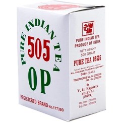 تصویر چای دارجلینگ ساده 505 Tea Pure Indian | وزن 500 گرم 