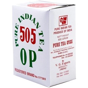 تصویر چای دارجلینگ ساده 505 Tea Pure Indian | وزن 500 گرم 