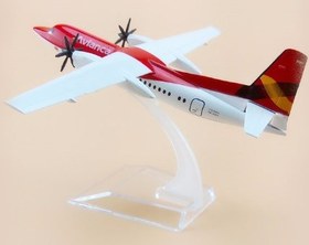 تصویر ماکت هواپیما فوکر 50 اوینکا | AirPlane Model 16cm Fokker 50 Avianca 