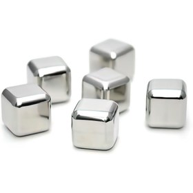 تصویر یخ مکعب استیل 