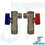 تصویر شیر پیسوار 3/8 برنجی کهن 