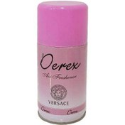 تصویر اسپری خوشبوکننده هوا درکس رایحه ورساچه صورتی حجم 260 میلی لیتر Drex air freshener spray, pink Versace scent, volume 260 ml