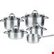 تصویر سرویس قابلمه 5 پارچه فیسلر آلمان Fissler korfu Topf-Set 5-tlg. mit Glasdeckel 