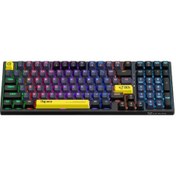 تصویر کیبورد گیمینگ مکانیکال با سیم اونیکوما مدل ONIKUMA WIRED KEYBOARD G38 