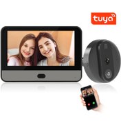 تصویر چشمی درب دیجیتال وای فای دار مدل تویا اسمارت 