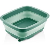 تصویر لگن تاشو کیولوکس مدل ریما دارای دریچه آبرو 