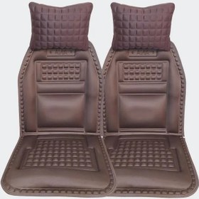 تصویر پشتی طبی صندلی خودرو مدل آرکا 110-6 بسته دو عددی همراه پشت گردنی 