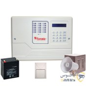 تصویر پک اقتصادی دزدگیر اماکن سیم کارتی پایرونیکس مدل P70 Payronix Economy Burgular Alarm System P70 Package