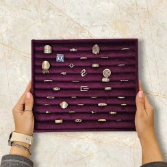 تصویر استند انگشتر مدل سینی 