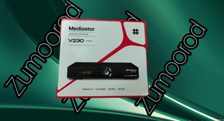 تصویر گیرنده دیجیتال مدیا استار مدل MS-V230 با ریموت کنترل 