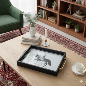 تصویر سینی کف شیشه ای 